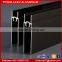 Black anodized aluminum extrusion profiles for wardrobe door