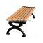 Easily installation wooden park bench