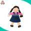 2016 hot selling custom stuffed doll plush cheap baby dolls
