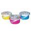Transparent cover lock bento lunch box with divider