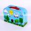 Colorful printing paper suitcase packaging box for childern