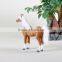 cute unstuffed funny plastic animals hard animated toy horse with sound