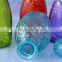 colored glass wine bottle