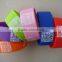 color change silicone rubber id bracelet/qr code id print band