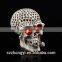 factory custom-made high quality LED polyresin skull