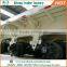 Factory direct 3 axles container transport semi trailer foot flatbed trailer