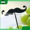 eco plastic tableware cartoon mustache beard fruit fork set