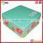 glossy square decorative cake tin box