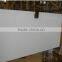 Pure white polished crystallized glass slabs