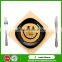 Eco-friendly round shape smile face silicone fried egg ring egg pancake ring