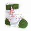 15012123 2015 felt santa Christmas stocking,home decoration,ornament