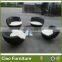creative outdoor leisure coffee and tea rattan outdoor furniture table set