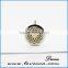 Popular hollow stainless steel aromatherapy locket pendant necklace for essential oil