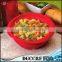 NBRSC Silicone Collapsible Colander Spaghetti Strainer Mesh Drainer for Food Pasta Vegetables Fruit