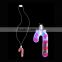 Direct factory wholesale event supplies plastic blue light candy cane design led christmas holiday flashing light necklace