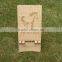 Laser Cut Solid Wooden Stand for Cellphone
