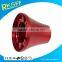 die casting aluminium light red lamp cover with radiation