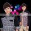 Men's cotton dress shirt with vertical stripe men suit MSRT0013