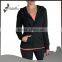 Women long sleeve jackets 100% cotton fancy jackets