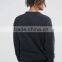 2016 fashion design mens floral pocket sweatshirt raglan long sleeve black jumper custom wholesale crewneck sweatshirt