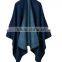 2017 best selling purple double sided ladies two sides shawl
