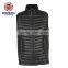 Men sleeveless warm black down vest TD8705