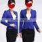 2017 customized women trendy skirt suits buiness skirt suits