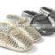 shinning leather moccasins shoes for baby, baby PU shining moccains