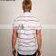 High quality cotton men shirt wholesale,short-sleeved striped shirt for men in guangzhou