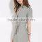 2017 Fashion Dress Women Casual Loose Straps Pockets Vestido Female Summer Shirt Dresses