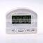 LED Digital Kitchen Countdown with Stand White Kitchen Timer Practical Cooking Timer Alarm Clock