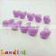 10mm Lavender Plastic Nose Triangle Nose Plush Stuffed Toy Nose