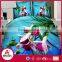 2016 new style sunshine coast 13372 60*40s reactive printed 3D bedding sets