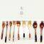 high quality string wood coffee spoon /hyizm wood tea spoon honey spoon /fancy dessert spoon tableware