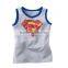 2017 summer 100% cotton superman casual boys t-shirt