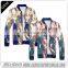 Sublimation black and orange men hoodie jacket/ plain hoodie jacket