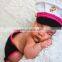 Cute Navy Baby Boy/Girl Photo Props Crochet Knit Costume Wholesale