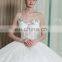 ED Exquisite Sweetheart Beaded Waist Lace Ball Wedding Dress Bridal Gown