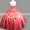 OEM Plus Size Sleeveless Crystal Beaded Organza Made In China Quinceanera Dresses Ball Gown