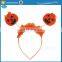 Halloween Pumpkin Headband with Fluffy Decor