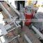 SUS304 stainless steel automatic round bottle fixed-position sticker labeling machine with date printer