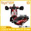 Superior quality 2.4G fighting remote control deformation toy robot with bullet shooting and mist spraying