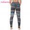 No Moq Work Out Custom Fashion Print Soft High Waist Snowflake Leggings Manufacturer