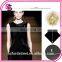 Korean fashion single needle pearl brooch crystal pin lady broochs