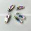 long oval crystal AB stone colorful and shining for jewelry making