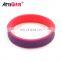 Newest style dual layer wristband silicone