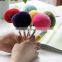 Plastic creative stationery gel pen/colorful hair ball for children study