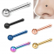 Amazon sells nose studs, stainless steel jewelry, body piercing accessories, foreign trade stud manufacturers, direct wholesale