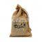 Promotion small printed hessian jute gift bag