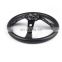 Factory Direct Car modification 14 inch 350mm Universal PU steering wheel racing game competitive steering wheel